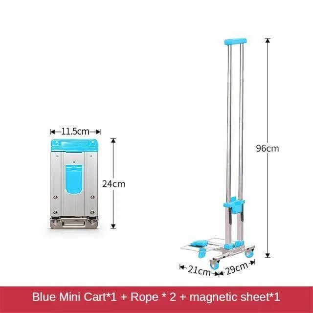 Foldable Hand Cart - Portable Utility Trolley