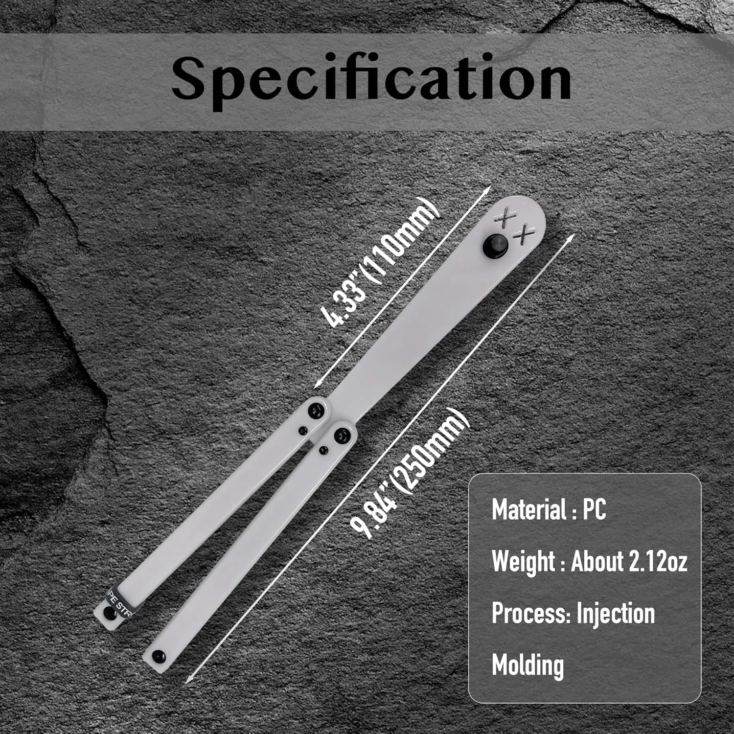 Foldable Plastic Tool, Sturdy and Lightweight, Excellent Balance, Practice Tool for Beginners