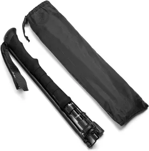 Foldable Pointer Safety Stick | Hiking Stick with Nylon Bag for Men and Women with Professional Multitool Comfortable Grip