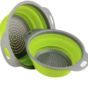 Foldable Silicone Colander On Discount Sale