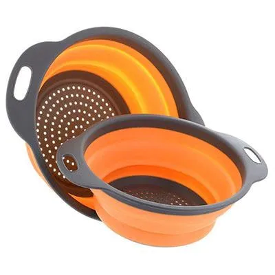 Foldable Silicone Colander On Discount Sale