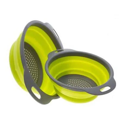 Foldable Silicone Colander On Discount Sale