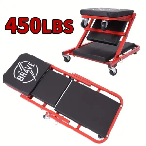 Foldable Z-Shaped Car Repair Creeper Seat