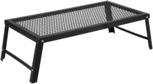 Folding Campfire Grill Grate Mesh Grate,Camping Gear,Outdoor Cooking Equipment Camping Grill Portable for Outdoor Backyard