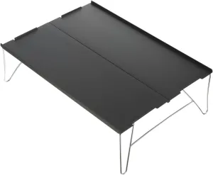 Folding Camping Table Lightweight Aluminum Alloy Outdoor Picnic Table Portable Design for Beach Hiking and Fishing Easy to Carry and Store Durable and Sturdy Construction
