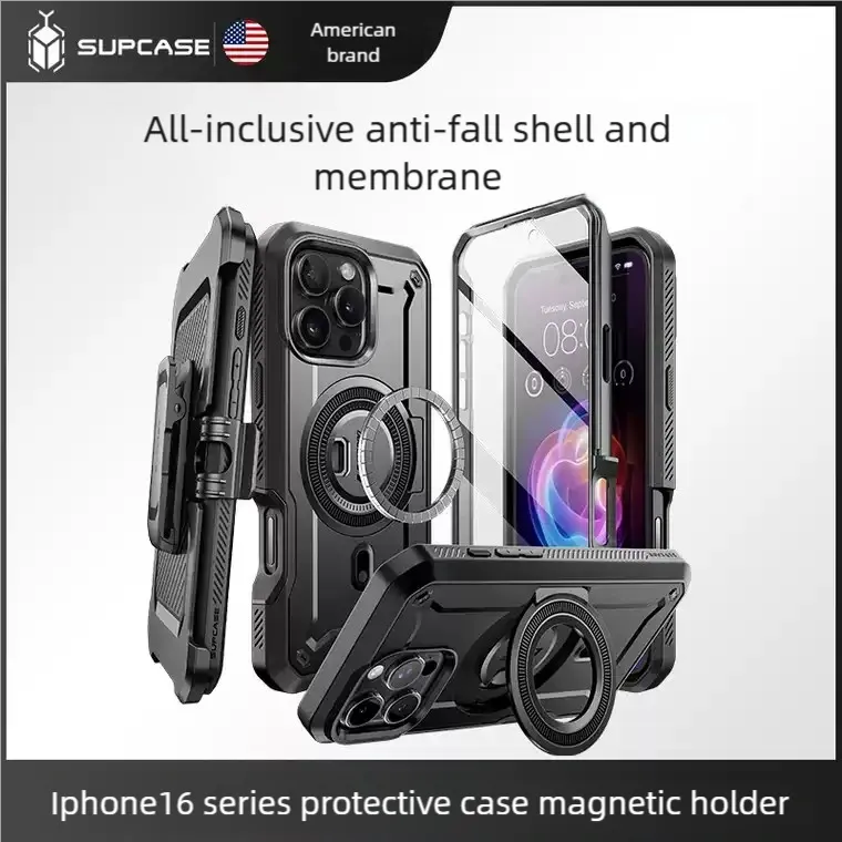 Folding Magnetic MagSafe Phone Stand   Card Case Wallet - Multi-Use Handheld Desk Mount for iPhone & Android, Mini Stable Stand