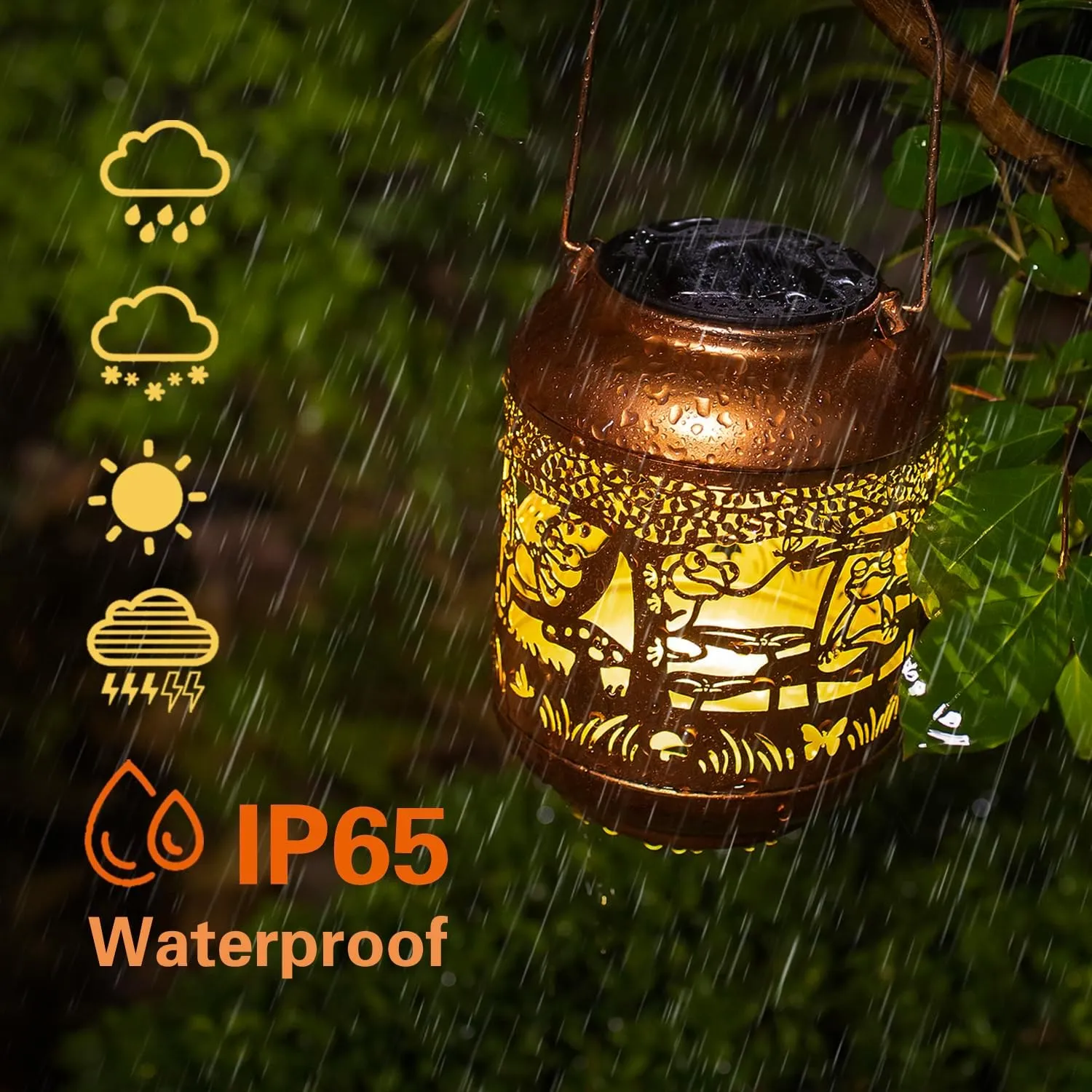 Frog Solar Lanterns Outdoor Waterproof,Hanging Solar Lights Frog Gifts for Women Men Metal LED Decorative Light for Yard,Patio,Lawn,Tabletop,Pathway,Landscape,Garden Decor