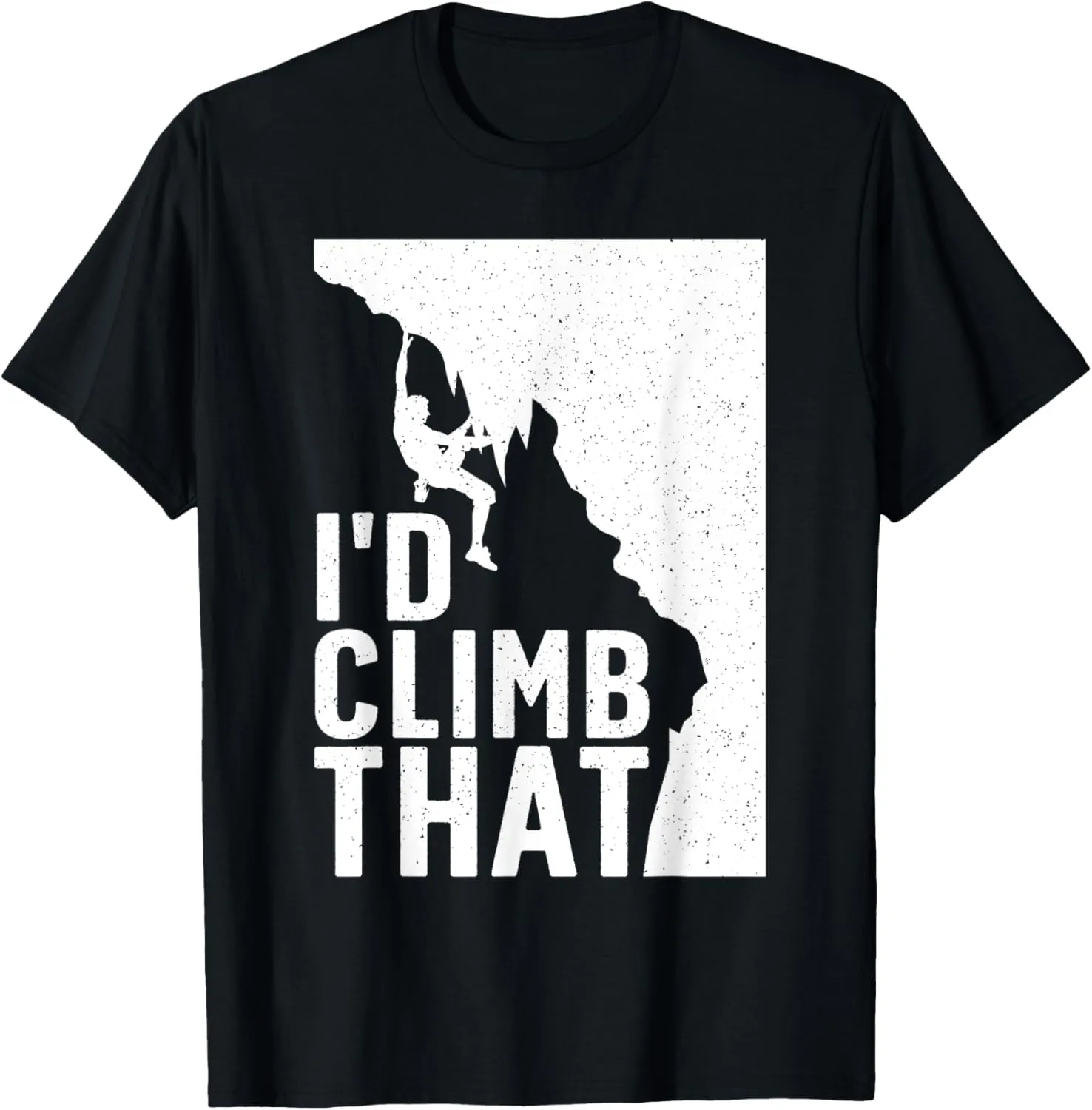 Funny Rock Climbing Art For Men Women Alpinism Rock Climber T-Shirt