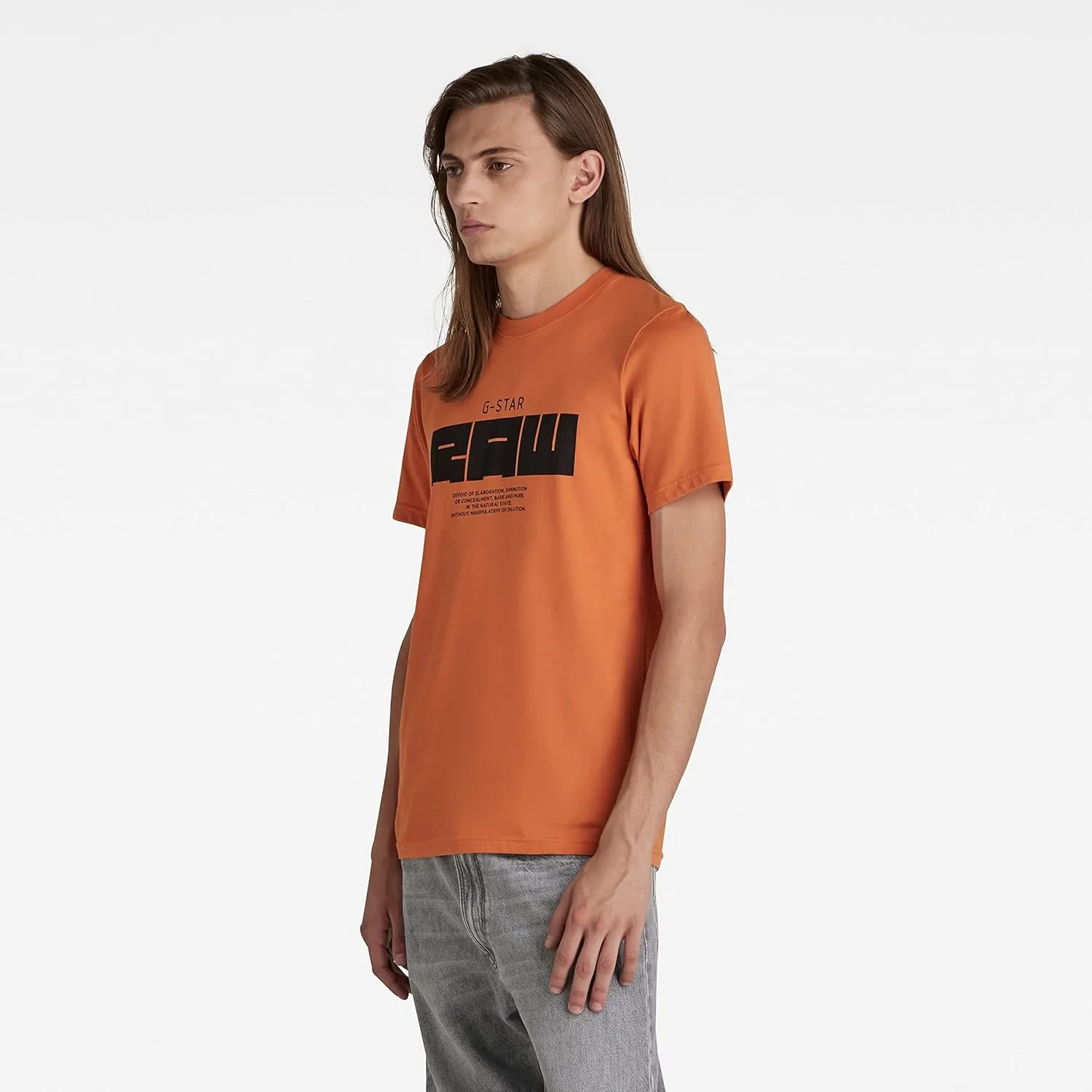 G-STAR Men's Logo Raw. Holorn Short Sleeve T-Shirt