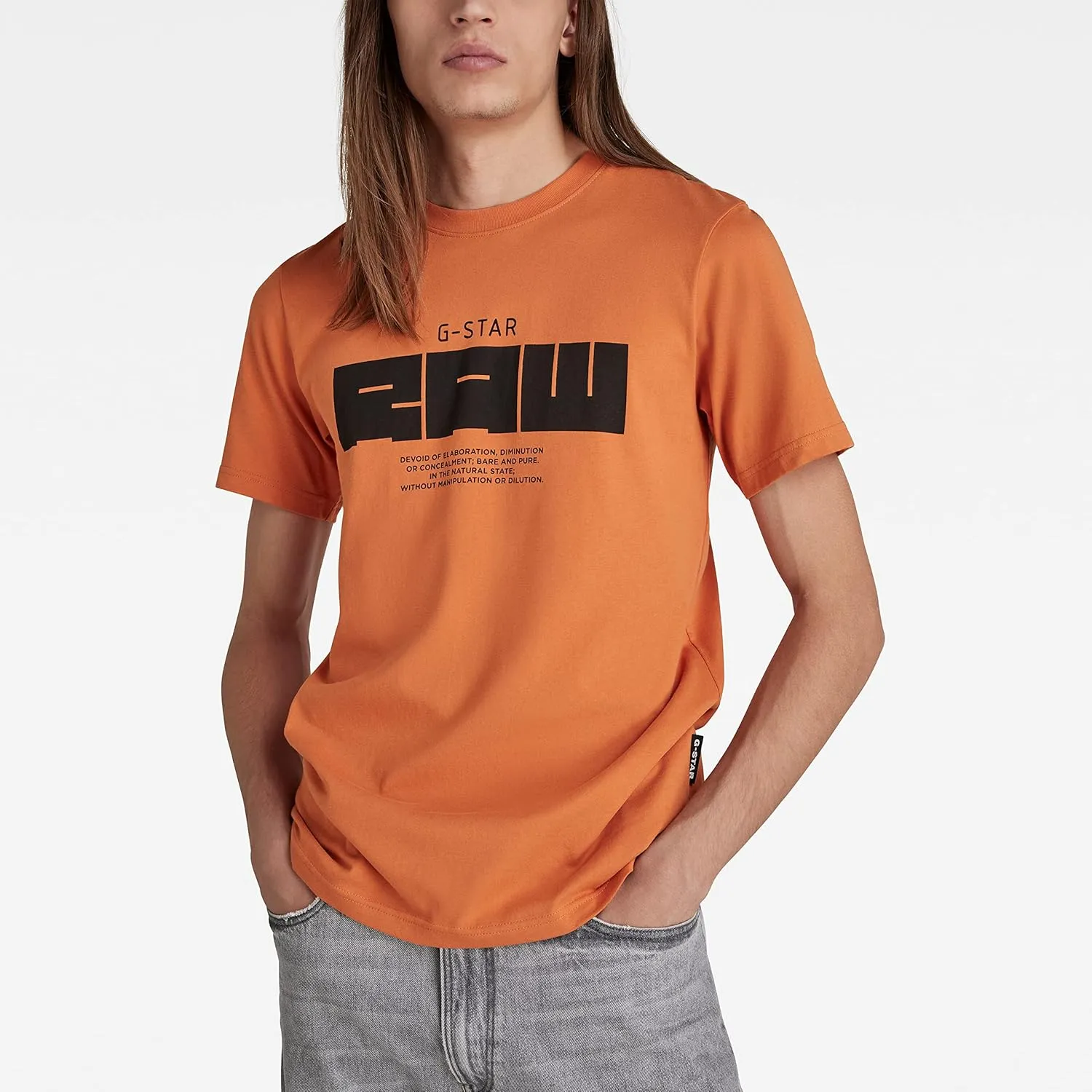 G-STAR Men's Logo Raw. Holorn Short Sleeve T-Shirt