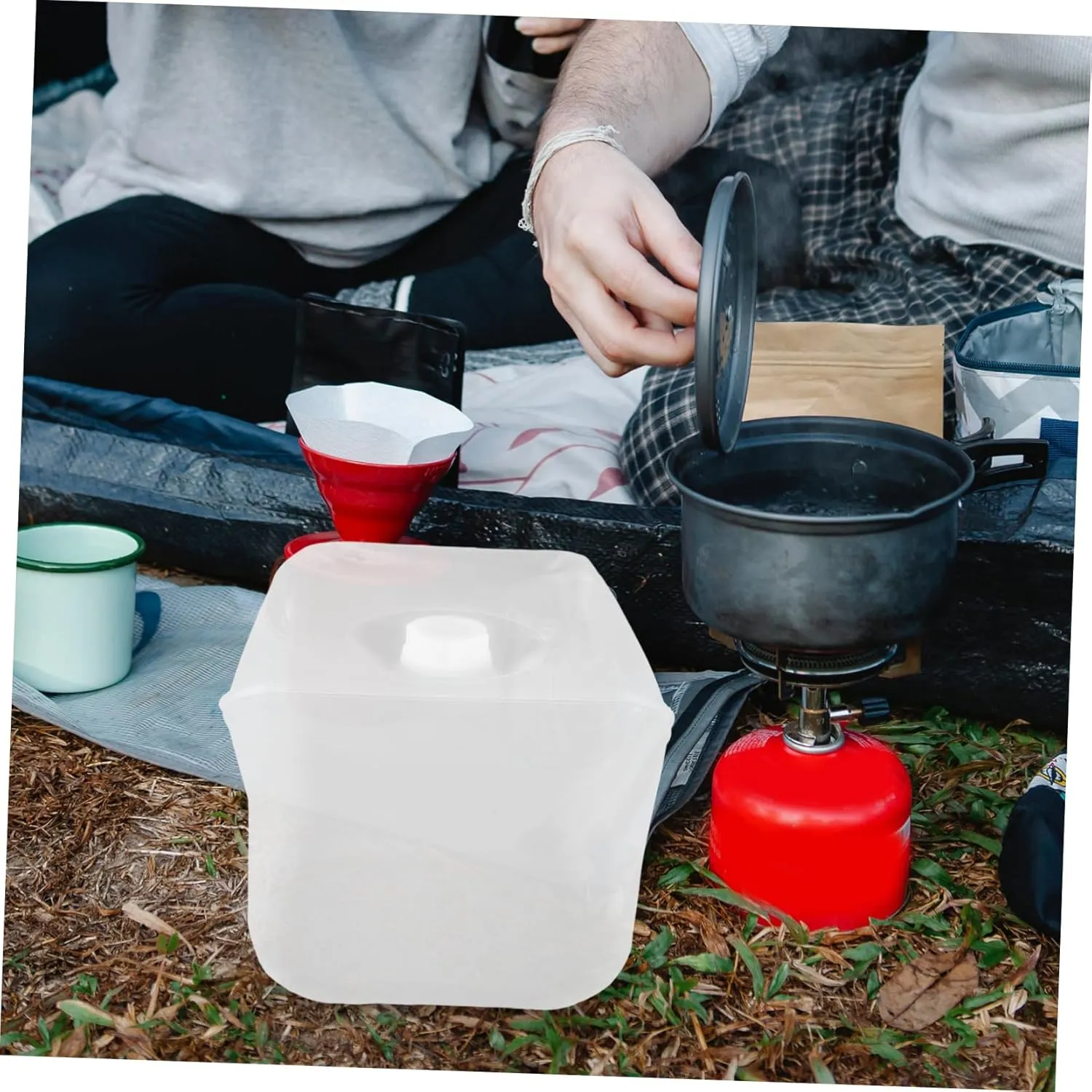 GALPADA Outdoor Water Storage Equipment Emergency Water Storage Water Container Water Jug with Spout Water