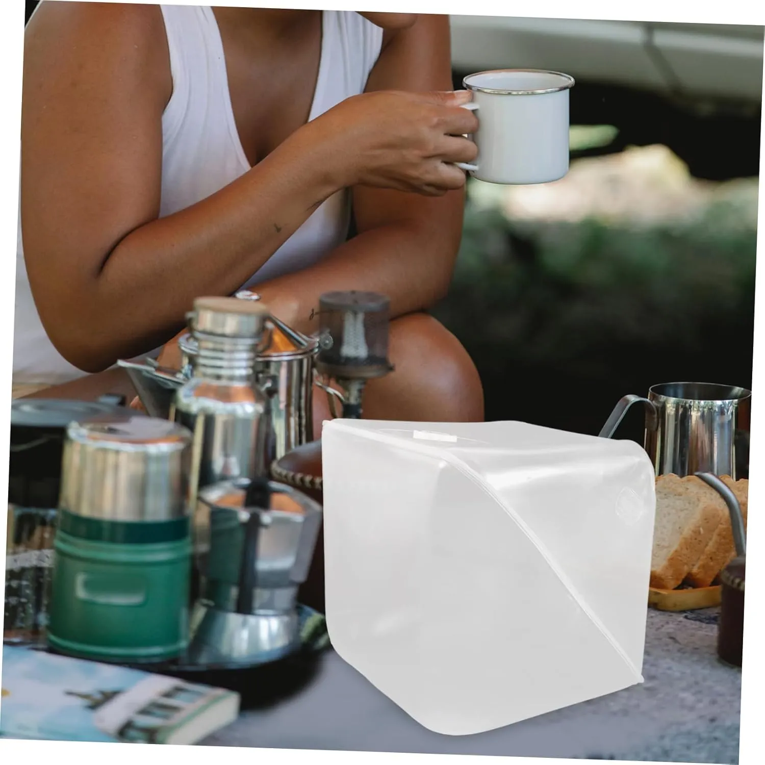 GALPADA Outdoor Water Storage Equipment Emergency Water Storage Water Container Water Jug with Spout Water