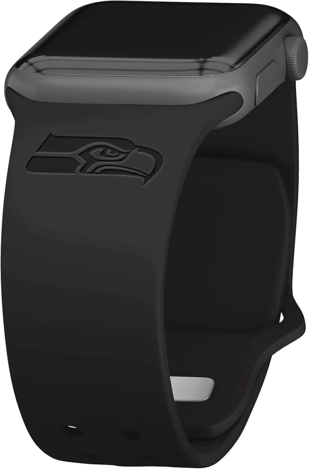 Game Time Seattle Seahawks Engraved Silicone Combo Package Compatible with Apple Watch and Airpods Pro Battery Case