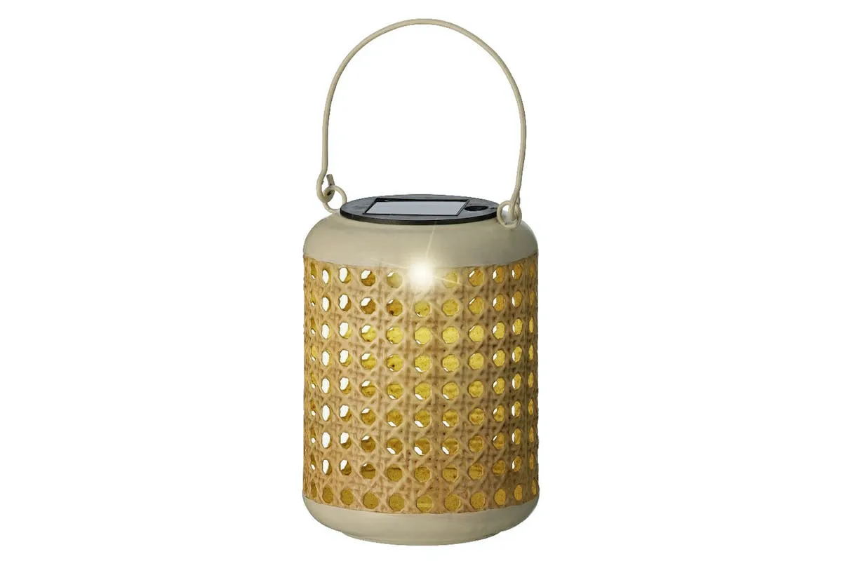 Garden Solar Ourdoor Light | Wicker Look | Set of 4