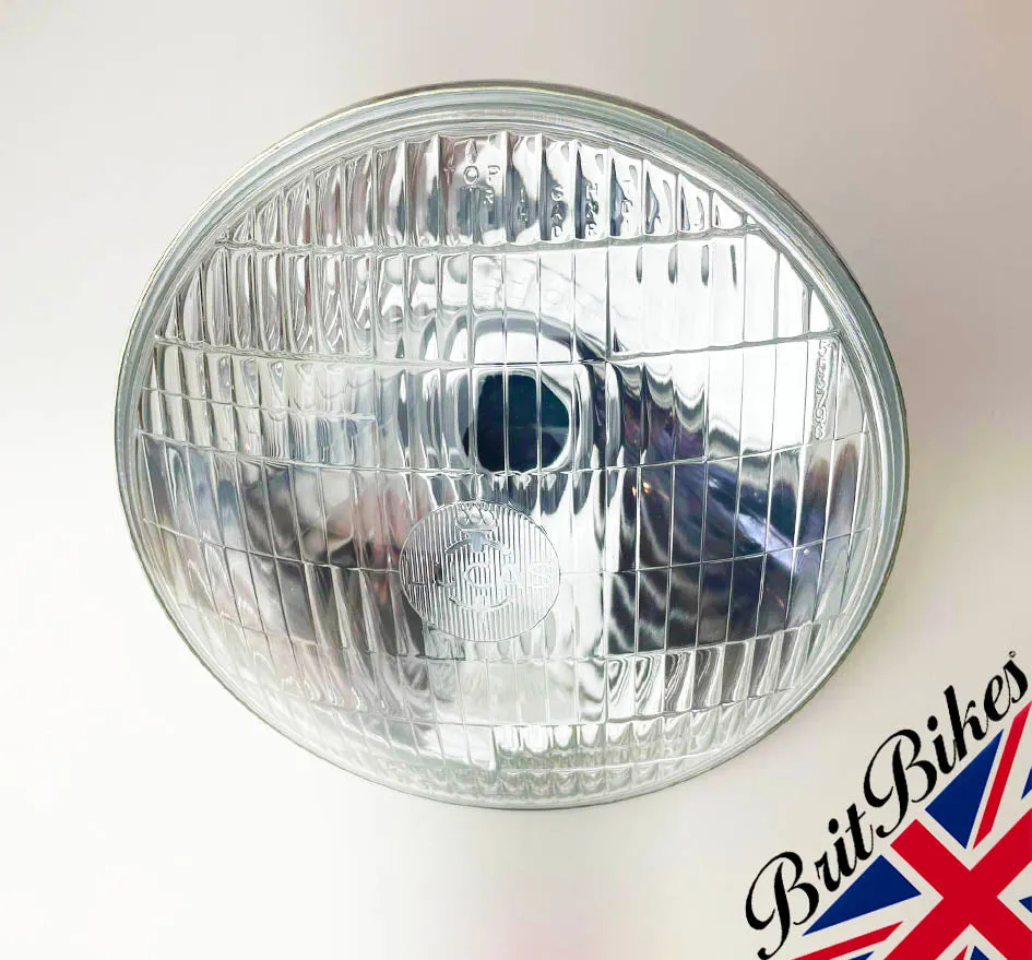 GENUINE LUCAS CLASSIC CAR MOTORBIKE 7" BPF HEADLAMP BEAM UNIT WITH PILOT 516812
