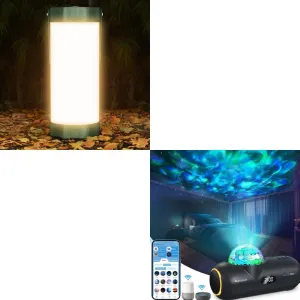Glocusent Survival Camping Lantern & Star Projector