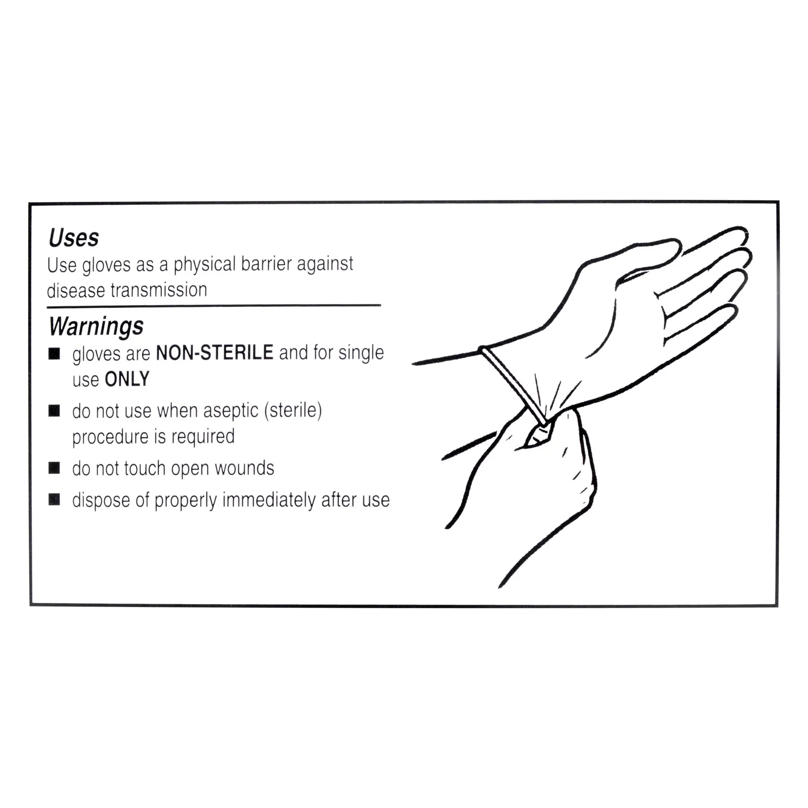 Gloves Nitrile Large Unit (2 pr/Unit)