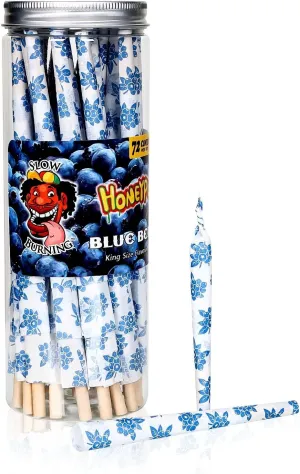 Grape Flavored Rolling Papers, 72 Pack Flavored Pre Rolled Cones Rolling Papers King Size, Easy to Use & Slow Burning