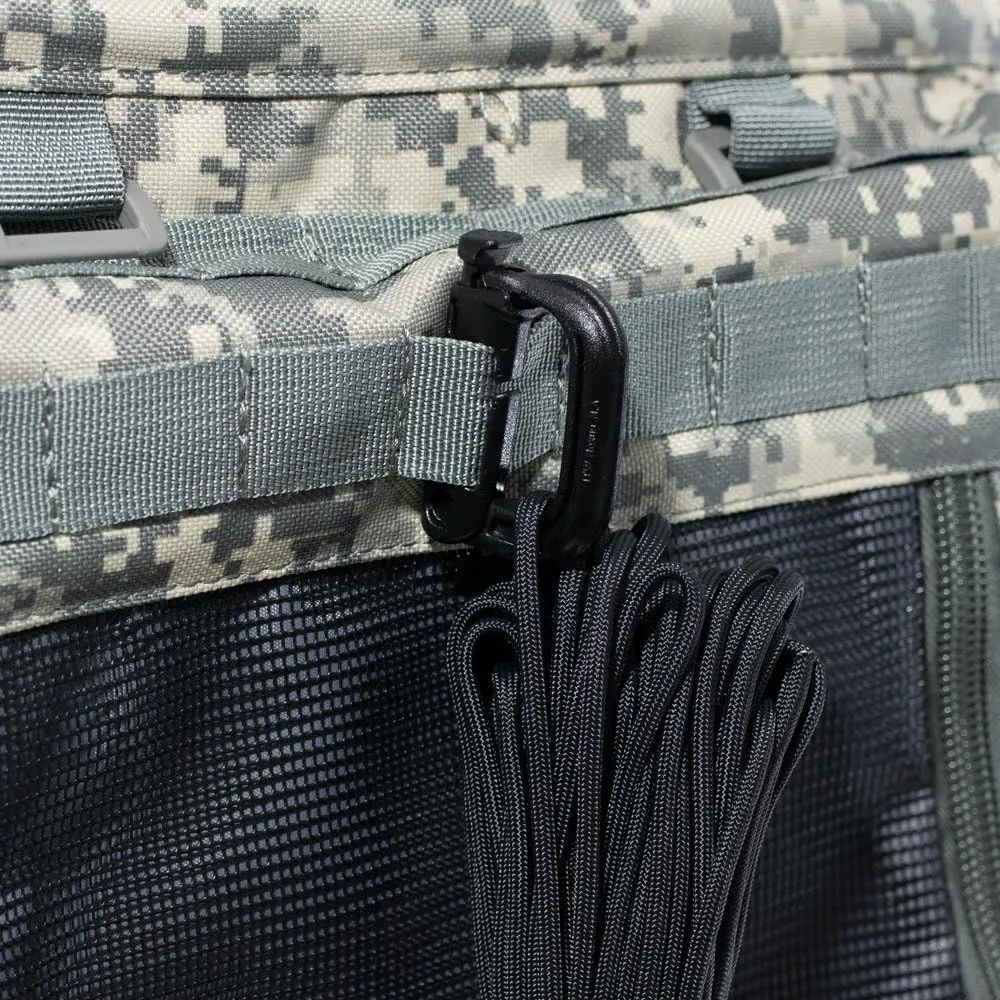 Grimloc Tactical Molle Carabiner | Packs Available Range from 4-1,000 | Grimloc Molle with Textured Grip and Lightweight Features