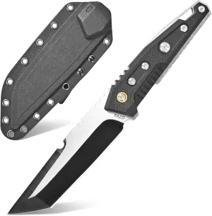 GTK35 Fixed Blade Knife DC53 Steel Tanto Blade Full Tang Nylon Fiberglass Handle Compact EDC Fix Knifes for Outdoor Camping Adventure Survival