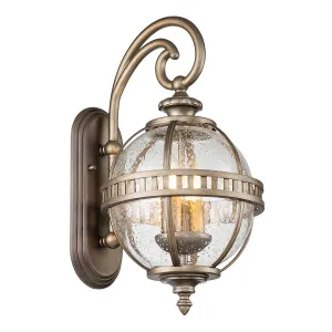 Halleron 2 Light Wall Lantern | Burnished Bronze