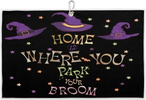 Halloween Hats Golf Towel with Heavy Duty Carabiner Ultra Absorbent Quick Dry Perfect for Cleaning Clubs Balls Gear Essential Golf Accessory for Men Women Kids