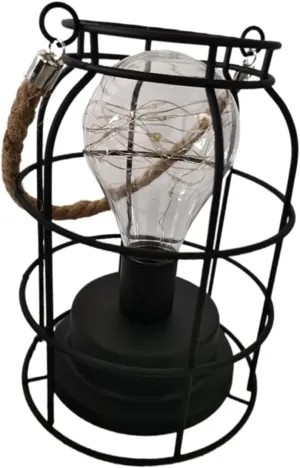 HANABASS Handheld Led Camping Tent Light Round Hanging Lantern Battery Powered Outdoor Emergency Light Vintage Decorative Lamp