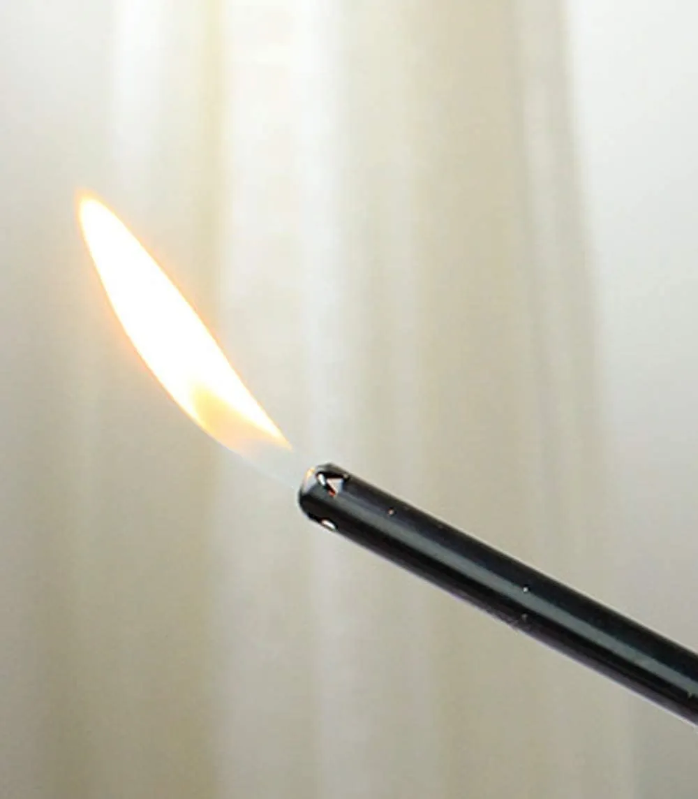 Handi Flame BBQ Grill Click Lighter Refillable Butane Gas Candle Fireplace Kitchen Stove Wind Resitent Long Stem (144 Count)
