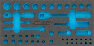 HAZET 163-349L 2-Component Soft Foam Insert - Multi-Colour