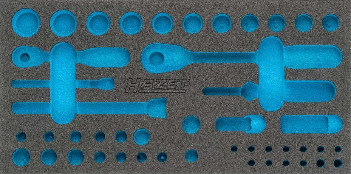 HAZET 163-349L 2-Component Soft Foam Insert - Multi-Colour