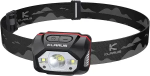 Head Torch Headlamp Rechargeable, Motion Sensor Headlight, 440Lumens 70 Hours Max Runtime, 1800mAh Battery USB Rechargeable Headlamp, IPX6 Waterproof Headlight for Running Camping Fishing