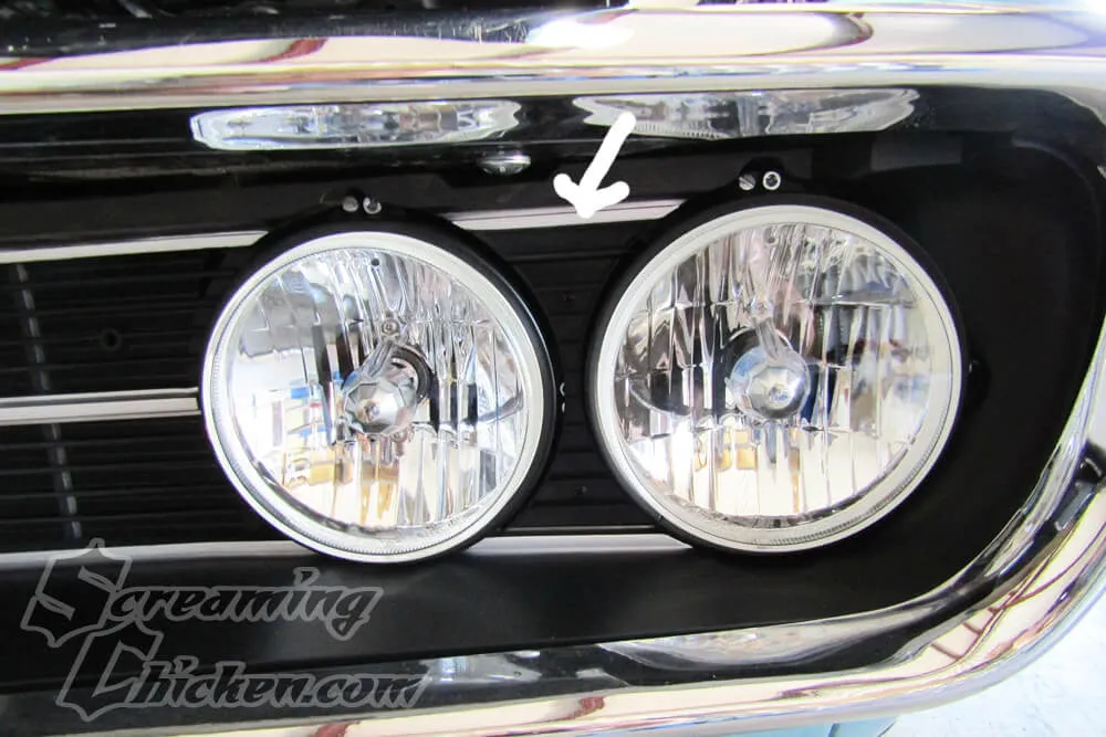 Headlamp 1967-68 Time-sensitive offer Inserts High-demand products Grill Firebird