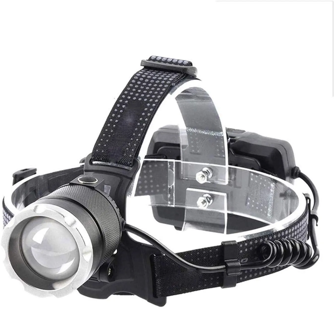 Headlamp Flashlight USB Rechargeable - LED Brightest Work Headlight,Waterproof Flashlight with Zoomable Work Light,Head Lights for Camping, Hiking, Outdoors