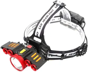 Headlamp. Rechargeable LED Head Lamp. 1600 Lumen Head Flashlight. HeadLamps for Adults, Camping, Outdoors & Hard Hat Work. Zoomable