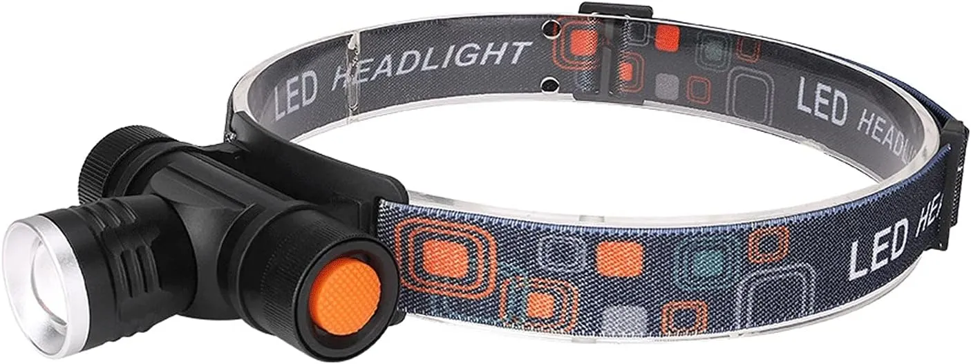Headlamps, Waterproof LED Headlamp Zoomable Headlight USB Rechargeable Head Flashlight Head Torch Bicycle Light