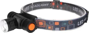 Headlamps, Waterproof LED Headlamp Zoomable Headlight USB Rechargeable Head Flashlight Head Torch Bicycle Light