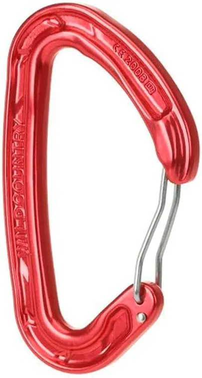 Helium 3.0 Rock Climbing Quickdraw - Lightweight Draw with Wiregate Aluminum Carabiners