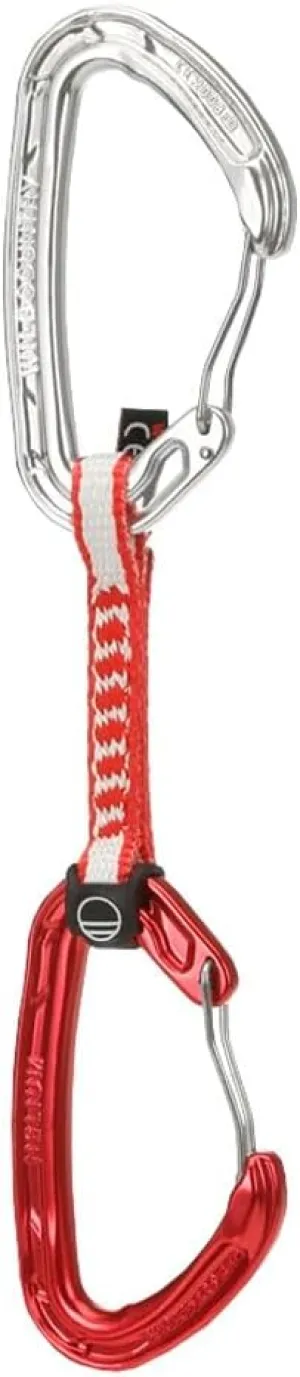 Helium 3.0 Rock Climbing Quickdraw - Lightweight Draw with Wiregate Aluminum Carabiners