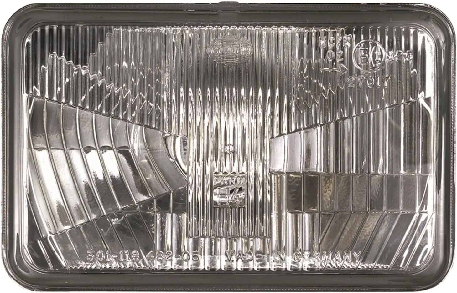 HELLA 003177001 164x103mm H4 Single High/Low Beam Halogen Conversion Headlamp , White