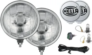 HELLA 005750952 500 Series Driving Lamp Kit, Clear, 6"