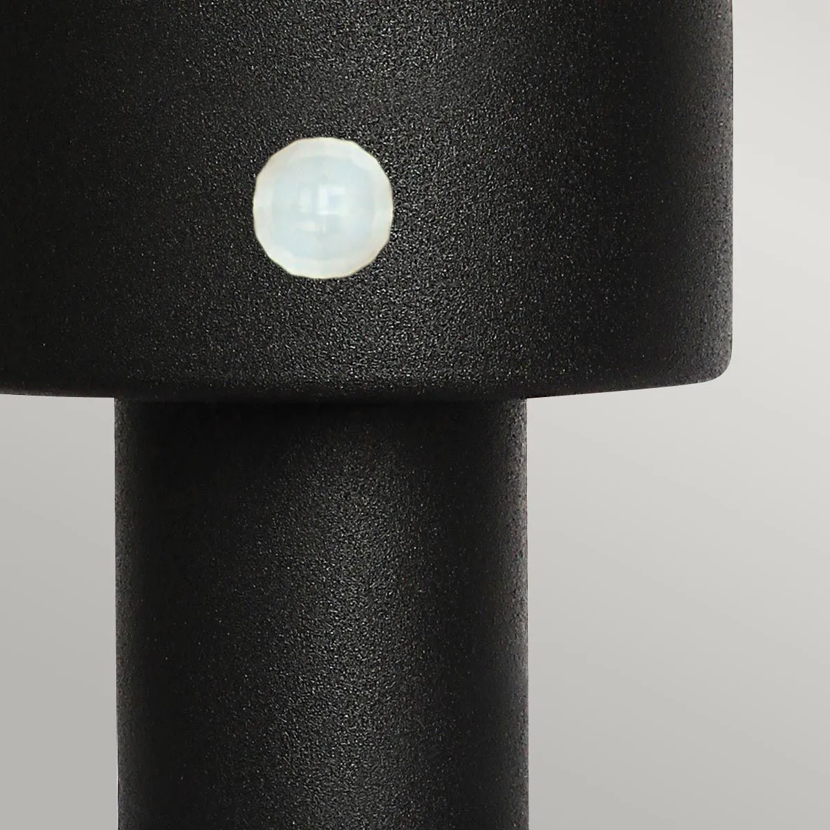 Helsingor 1 Light PIR Pedestal Lantern | Black