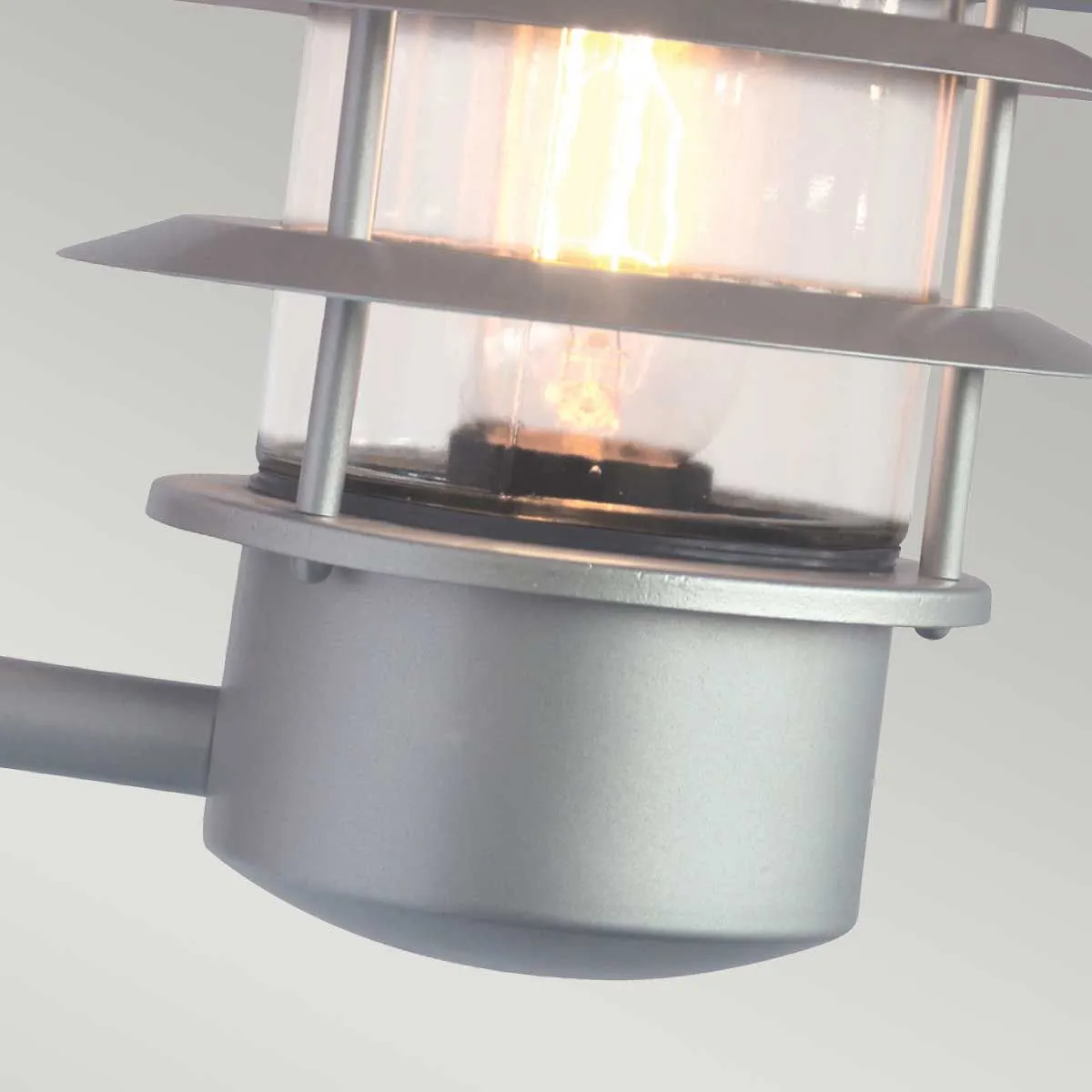 Helsingor 1 Light PIR Wall Lantern | Silver