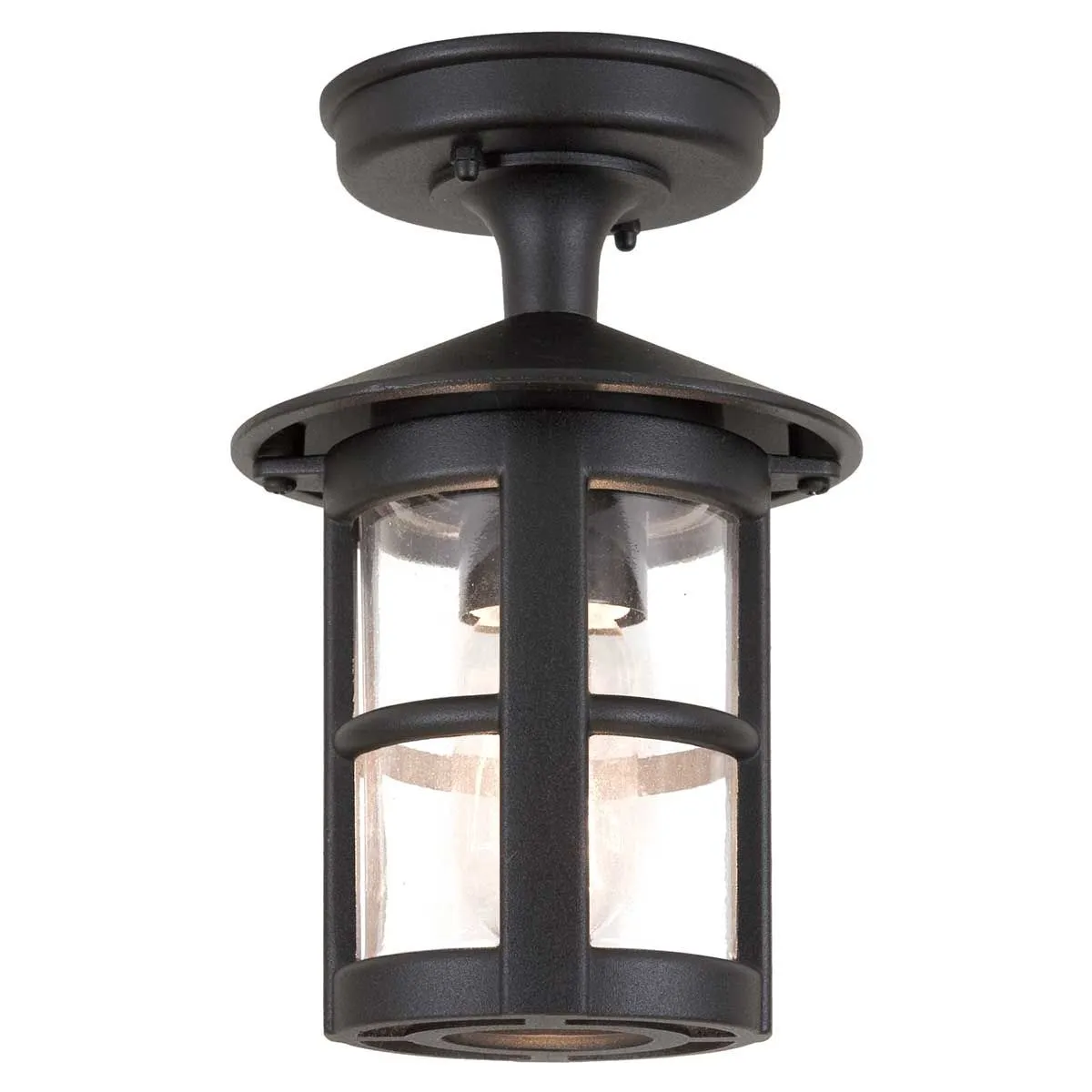 Hereford 1 Light Porch Lantern | Black