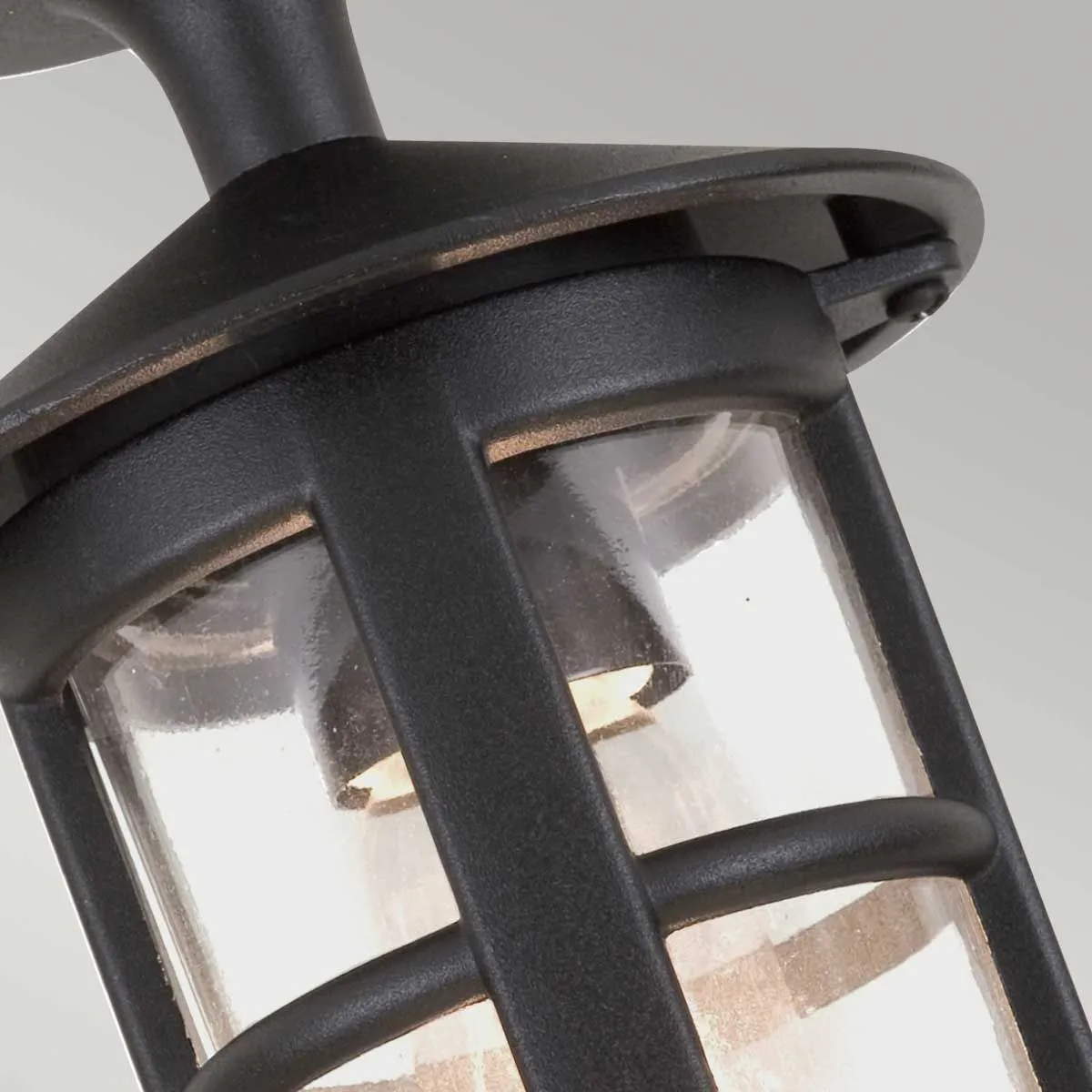 Hereford 1 Light Porch Lantern | Black