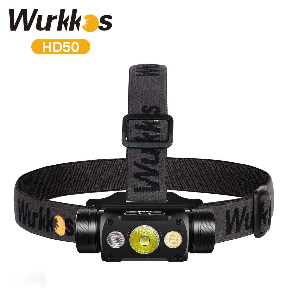 High Lumen Waterproof Fishing Headlamp 4000lm, LED Flashlight, Camping Hiking, IP67, 21700 Battery, Magnetic Tail Light