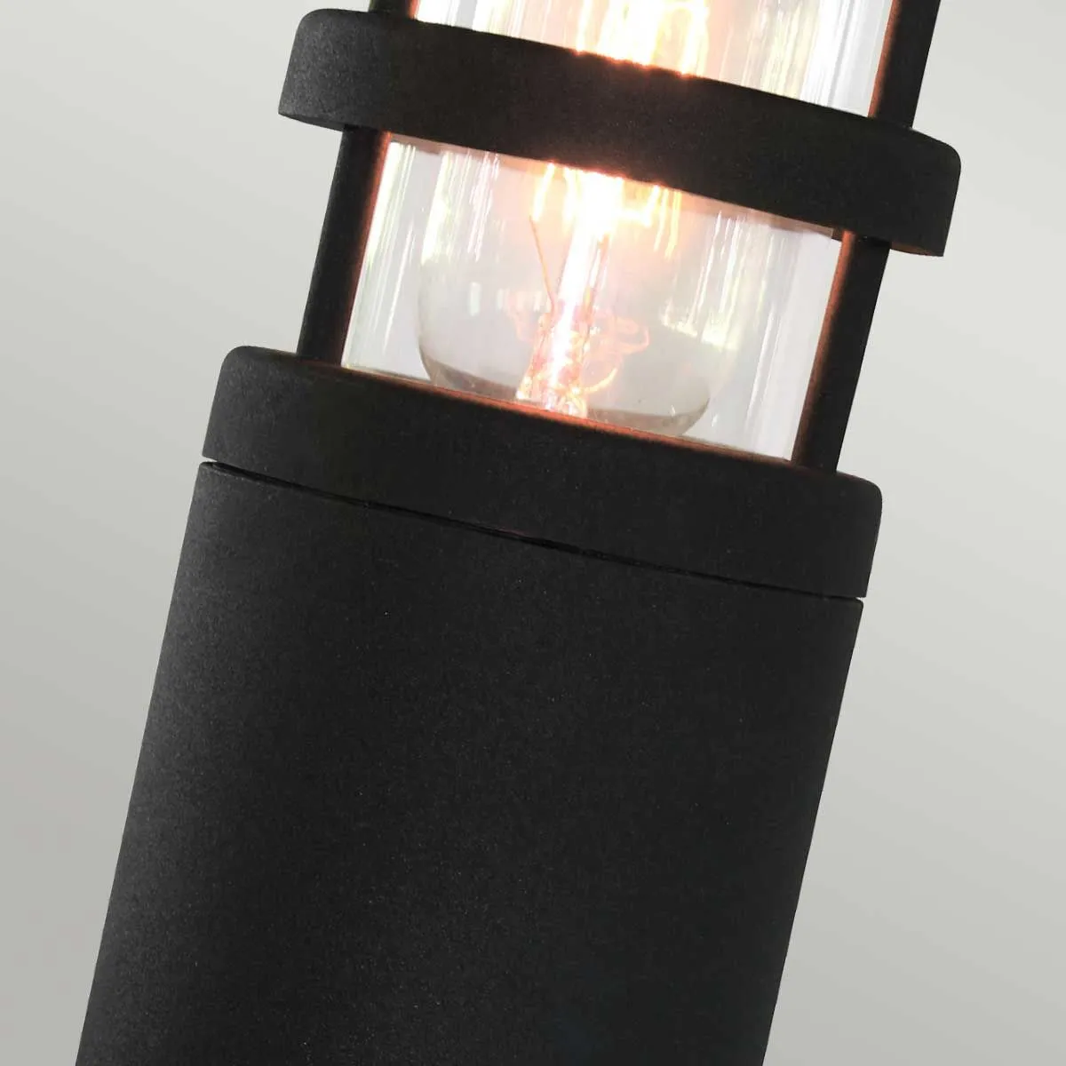 Hornbaek 1 Light Pedestal Lantern | Black