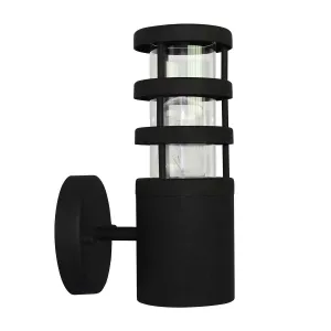 Hornbaek 1 Light Wall Lantern | Black