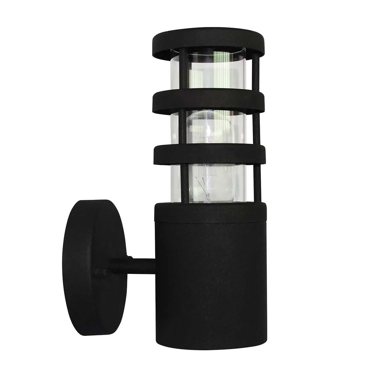 Hornbaek 1 Light Wall Lantern | Black