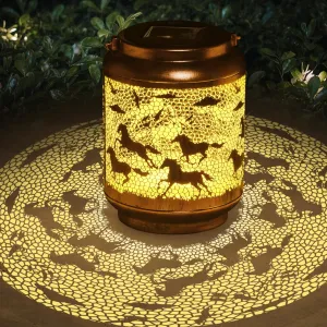 Horse Gifts for Mom/Grandma/Women/Sister,Garden Gift ,Solar Lanterns Outside Clearance,Porch Yard Decorations Outdoor,Mother Day Gift SOutdoor