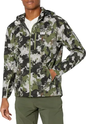 HUK Men's Pursuit Waterproof & Wind Resistant Zip Jacket
